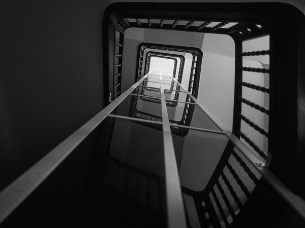 Treppenhaus Lichtstimmung