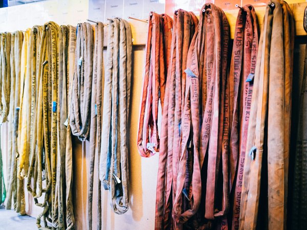 Sicherungsgurte in diversen Farben